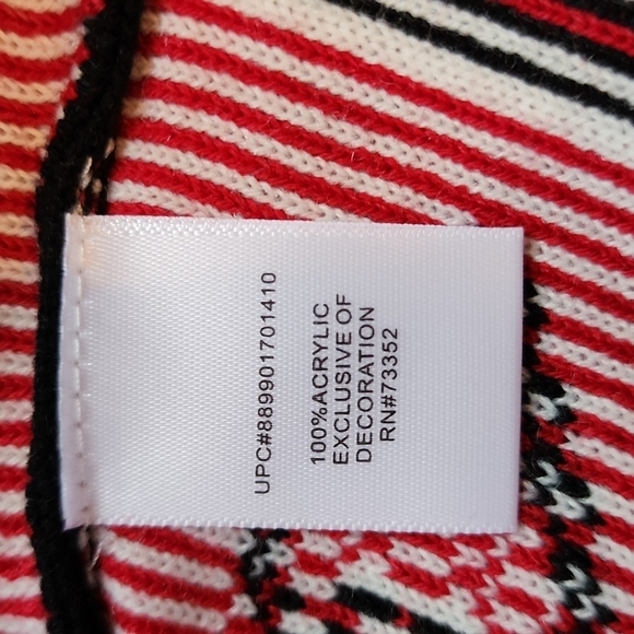 Christmas Candy Cane Mini Skirt JuniorsXL - Picture 4 of 8